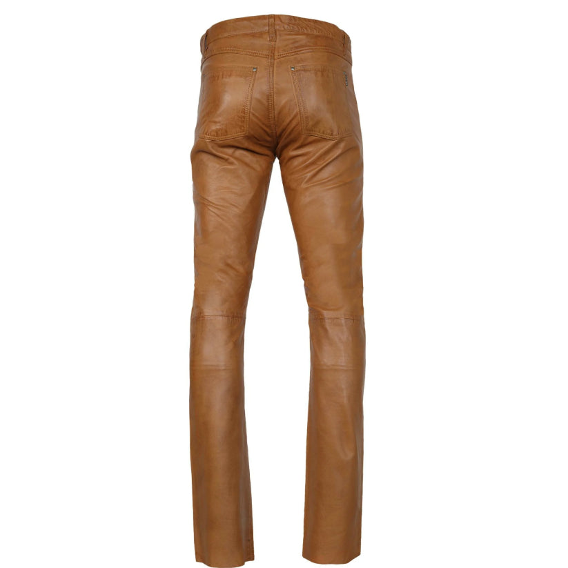 SLIM FIT Leather Pants