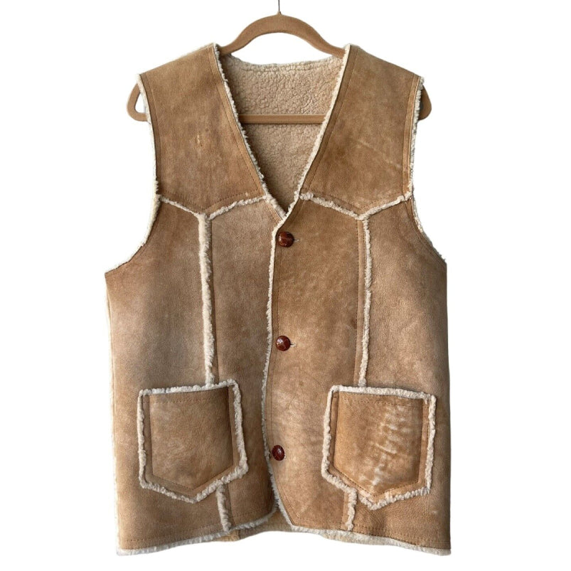 Shearling Vest Women’s Lined Leather Exotic Jacket