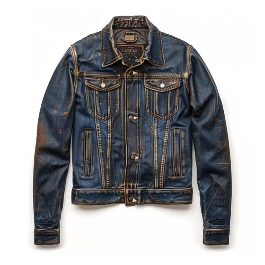 Trucker Leather Jacket