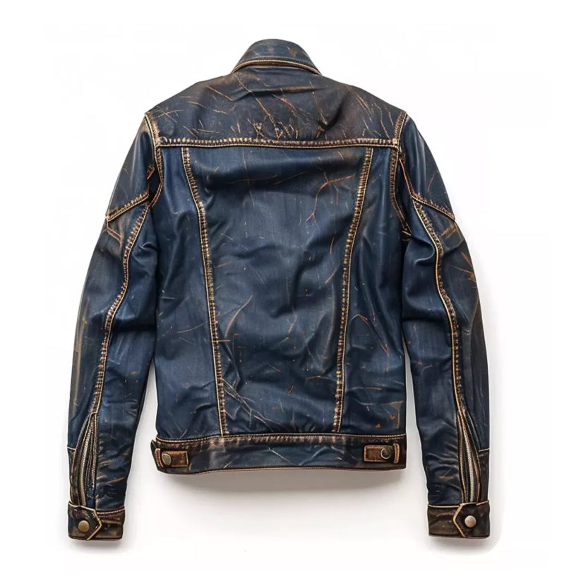 Trucker Leather Jacket