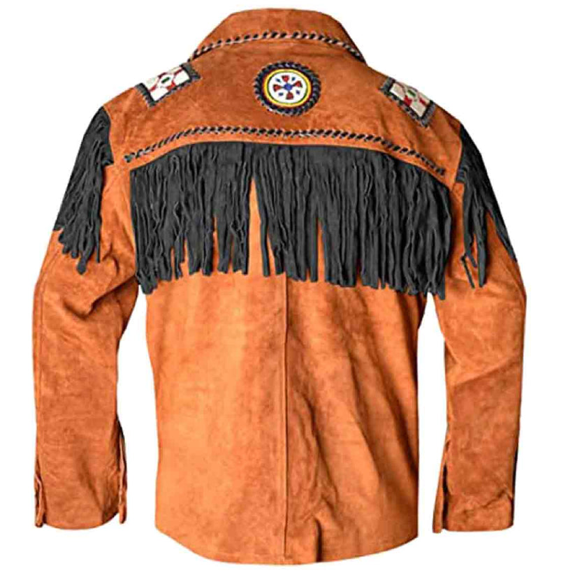 Unique Western Charm Men’s Leather Jacket
