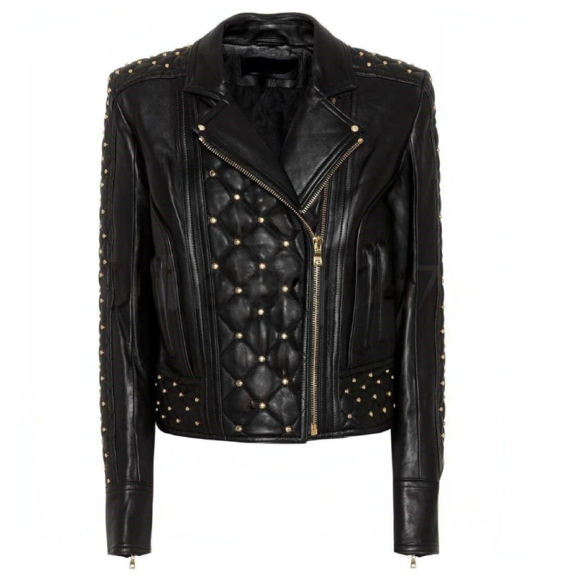 Women Black Classic Leather Jacket