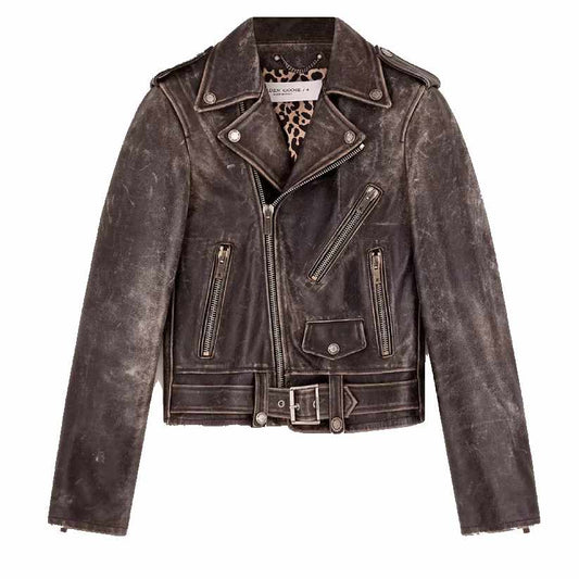 Women’s Leather Biker Jacket