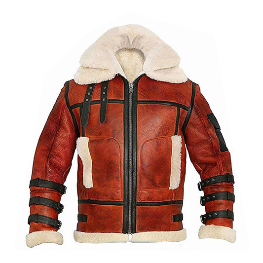 High Quality Aviator B3 Leather bomber jacket